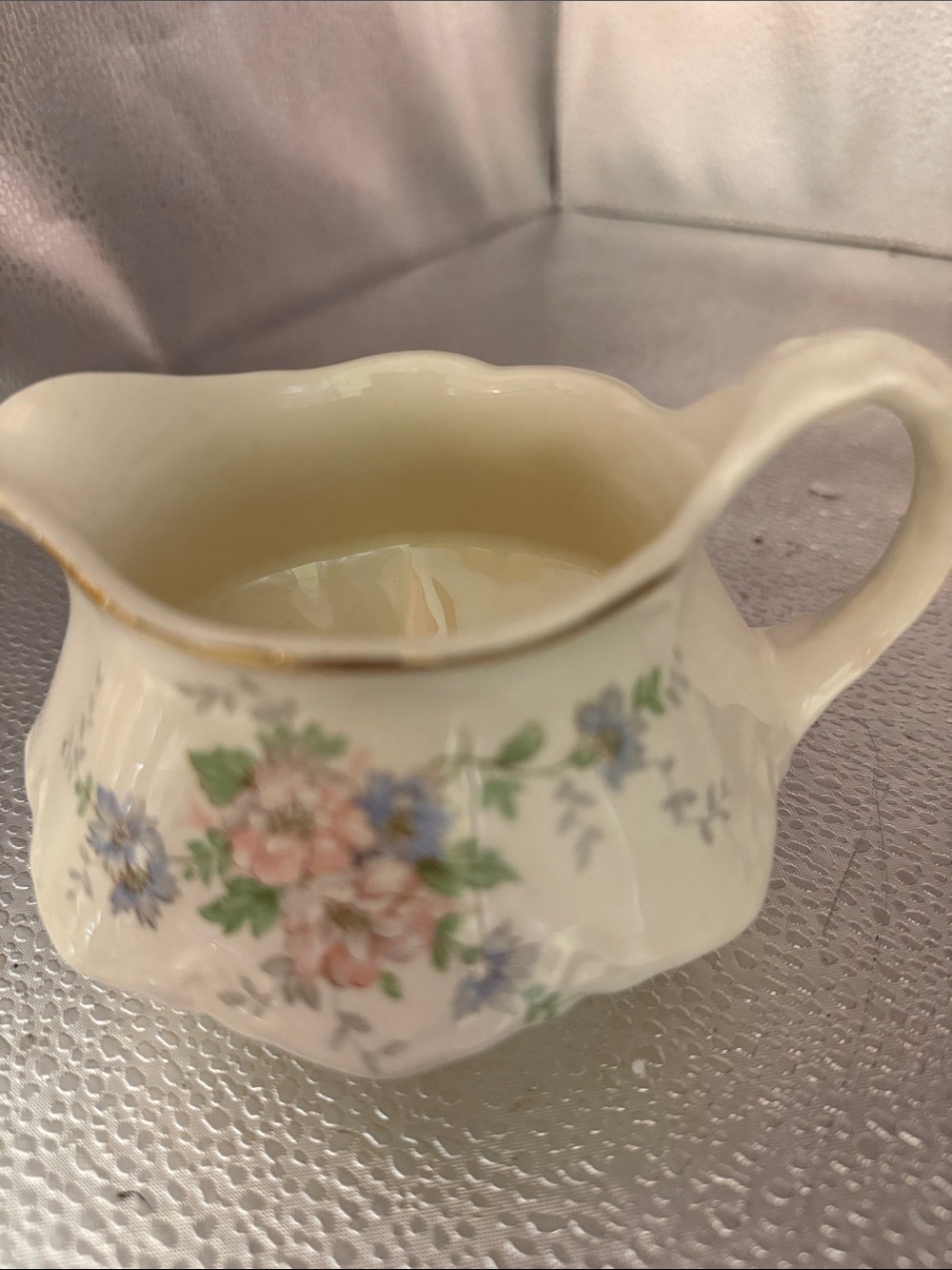 Vintage Homer Laughlin Creamer with a Beautiful Floral Design